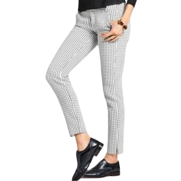 CAbi Pants - CAbi Black & White Windowpane Trouser Dress Pants